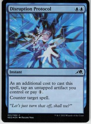 Disruption Protocol (Foil) Kamigawa: Neon Dynasty #51