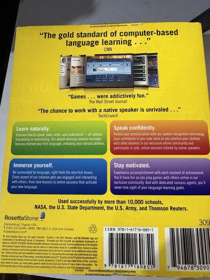 Rosetta Stone Spanish (Latin America) Level 1-5 Set VERY GOOD - Image 2 of 4