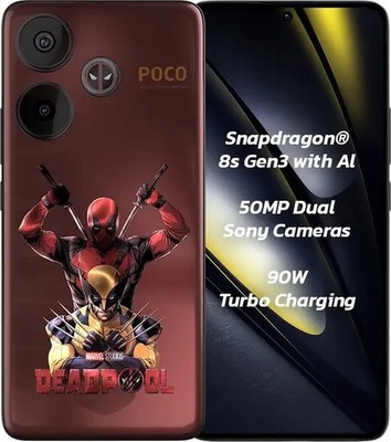 New POCO F6 5G Limited Deadpool Edition 256 GB STORAGE 12 GB RAM Global Version