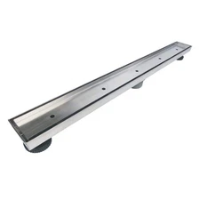 RELN 24 in. Stainless Steel Linear Shower Drain with Tile Insert Drain Cover