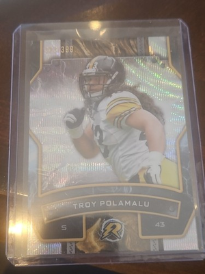 #ad troy polamalu numbered card number nfl football 399 limited edition steelers $16.00