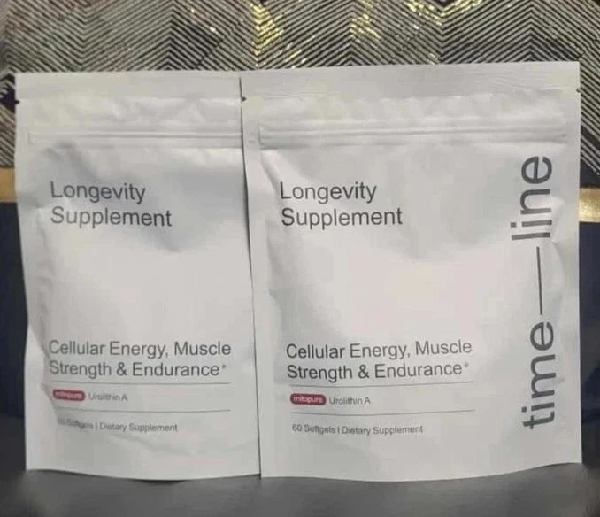 Time-Line Longevity Supplement Mitopure Urolithin A 60 Softgels Exp 7/2027 New! - Image 3 of 4