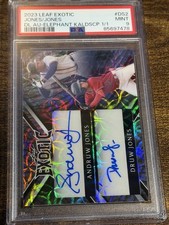 DRUW + ANDREW JONES 2023 Leaf Exotic #DS-2 Elephant Kaleidoscope Auto 1/1 PSA 9