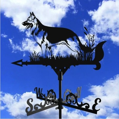 Metall Wetterfahne Silhouetten Dekor Garten Haus Zaun Halloween