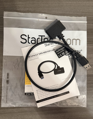StarTech USB 3.0 to 2.5'' SATA HDD/SSD Adapter Cable with UASP USB3S2SAT3CB