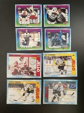 UD Jello hockey card lot 8 X NHL hockey trading cards Mascots All-Stars 1996-97