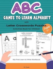 ABC Game to Learn Alphabet with Letter Crosswords Puzzles Activities Book for Ch