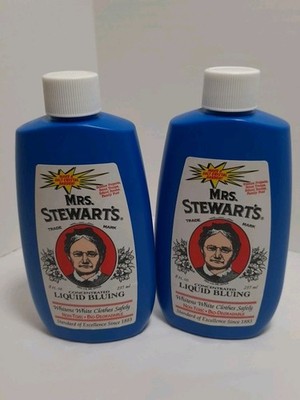 Mrs. Stewart's Concentrated Liquid Bluing 8oz Pack of 2