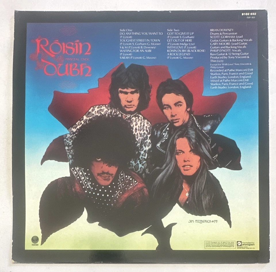 Thin Lizzy-  Black Rose - 12 Vinyl LP Album -1979 Vertigo 9102 032 EX / VG+ - Image 3 of 4