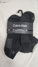 Calvin Klein Men's Cushion No Show Socks 6-Pack Black