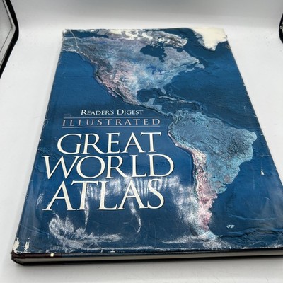 Reader's Digest Illustrated Hardcover Great World Atlas English