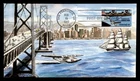 DR WHO 1985 FDC CHINA CLIPPER FLIGHT ANIV HAM HANDPAINTED CACHET M77518