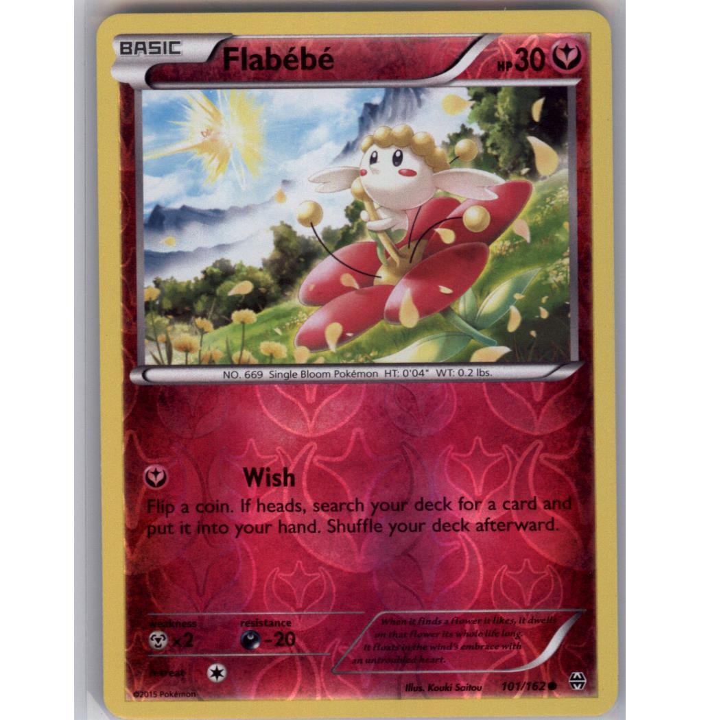 Flabebe Reverse Holo Common XY - BREAKthrough 101/162 NM