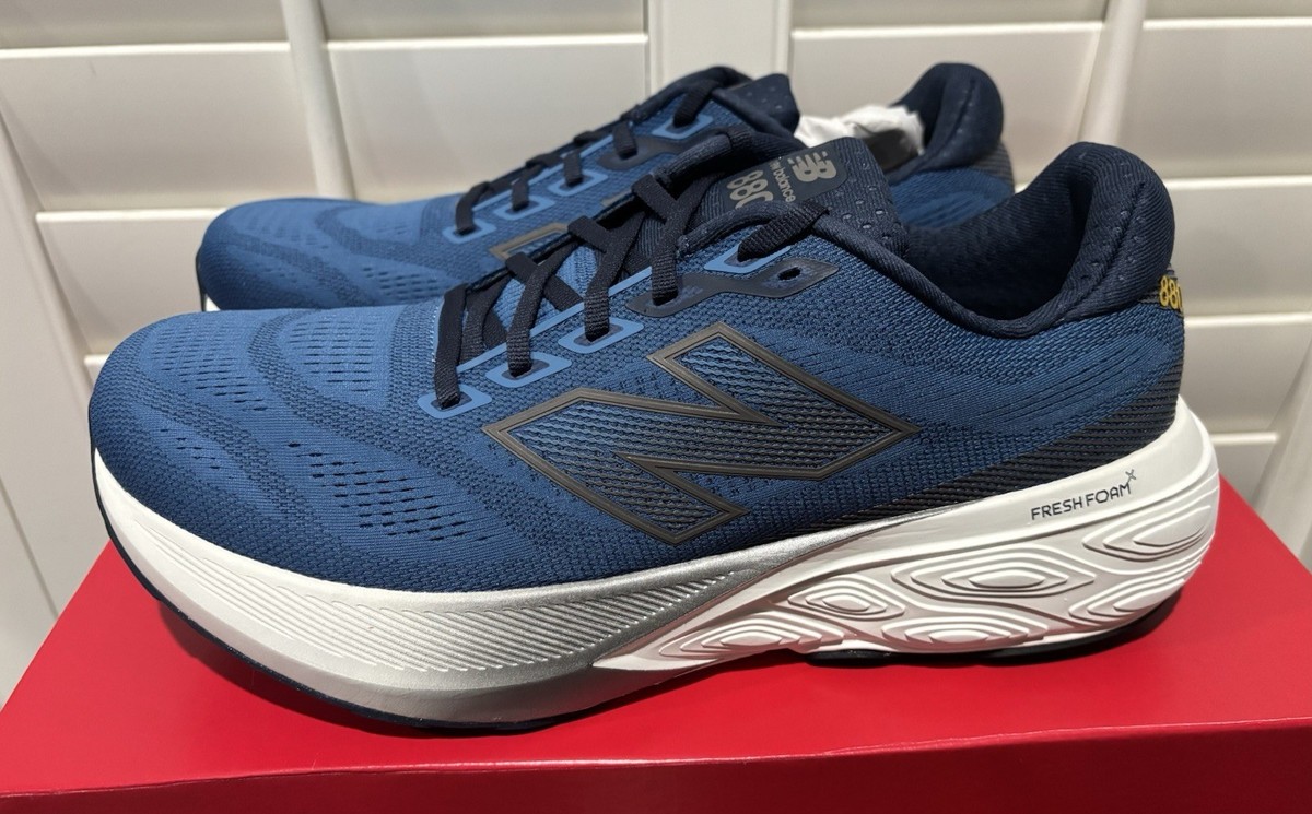 New Balance Fresh Foam X 880 V15 2E Wide Blue Navy Running M880I15