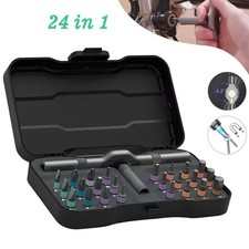24Pcs Multi Bit Magnetic Precision Screwdriver Set, 24 in 1 Ratchet Screwdriver*