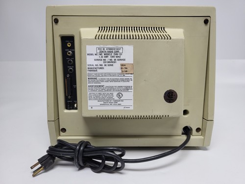 Vintage 1984 Zenith ZVM-131 Monitor 13 Zoll Color CRT, DB-25, Composite - Bild 17 von 22