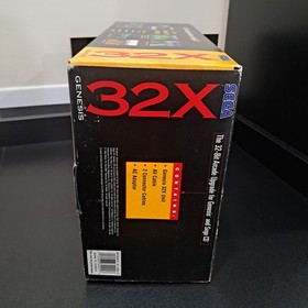 Complete In Mint Box SEGA GENESIS 32X CONSOLE CiB All Inserts Manual Accessories
