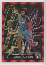 2019-20 Panini Donruss Complete Players Holo Red Laser 44/99 Paul George #14 z7h