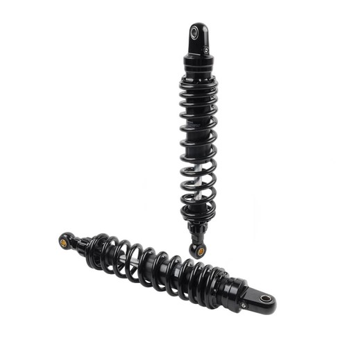 8,5 MM Frühling 400MM Einstellbare Stoßdämpfer Für ATV UTV Für Yamaha Schwarz - Picture 3 of 15