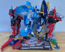 Power Rangers Dino Fury Megazord Zord Bundle Lot T-Rex Champion Dimetro Set
