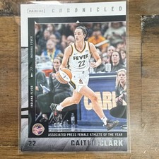 Panini Caitlin Clark Chronicled Indiana Fever WNBA 5 Trading Card Lot 2025
