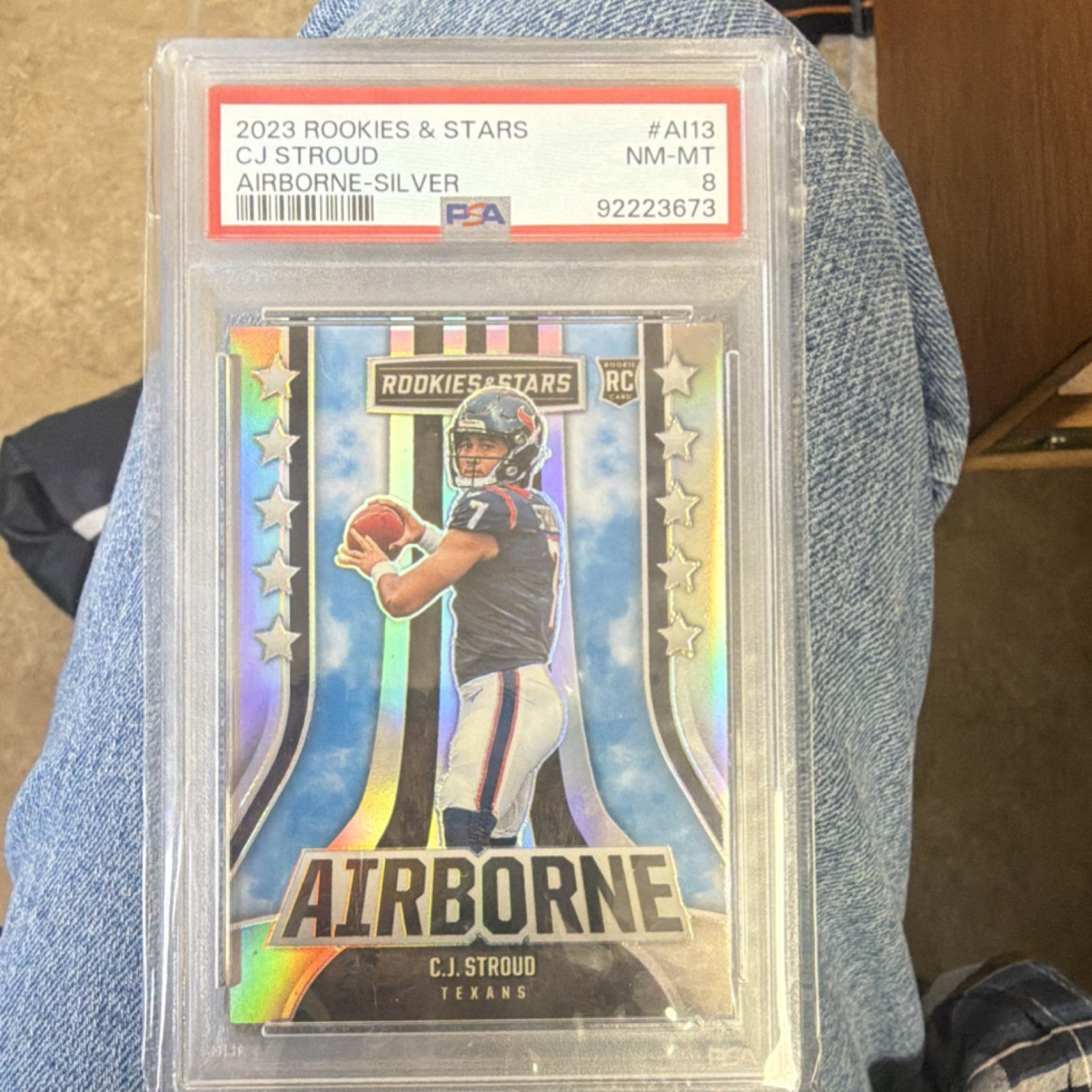 CJ Stroud Panini Rookies & Stars Airborne #AI13 Base