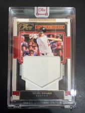2022 Panini Three and Two Jumbo Swatches Wade Boggs #JS-WB Gold /15 (MEM)