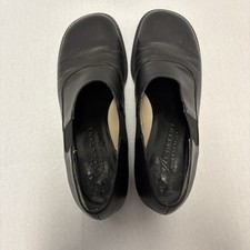 Valentine Vintage Italian Black Leather Women s Shoes Size 7.5
