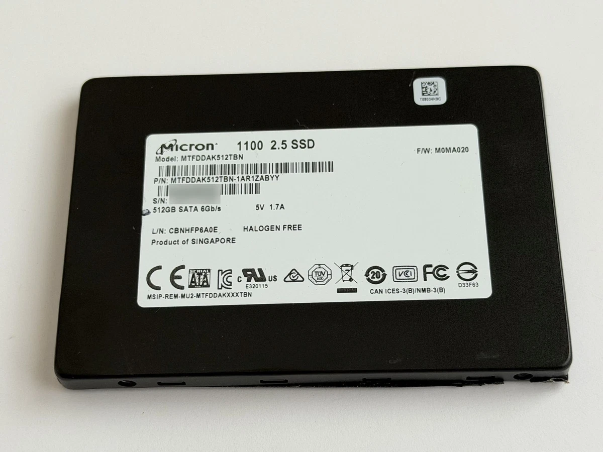 Las mejores ofertas en Micron SATA III 2.5 en unidades de estado