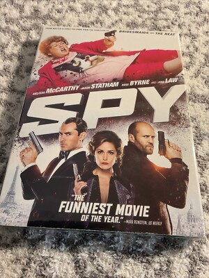SPY- DVD Movie Melissa Mccarthy, Jason Statham, Rose Byrne (Brand New)