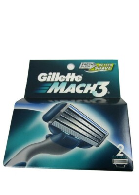 Gillette Men's Mach3 Razor Replacement Cartridges - 2 ct