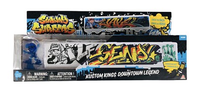 Subway Surfers Kustom Kings Downtown Legend Train Design & Color W/Markers Blue