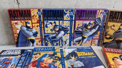 Batman Animated Series And Justice League Huge DVD Lot 14 Different Box... - Imagen 2 de 8