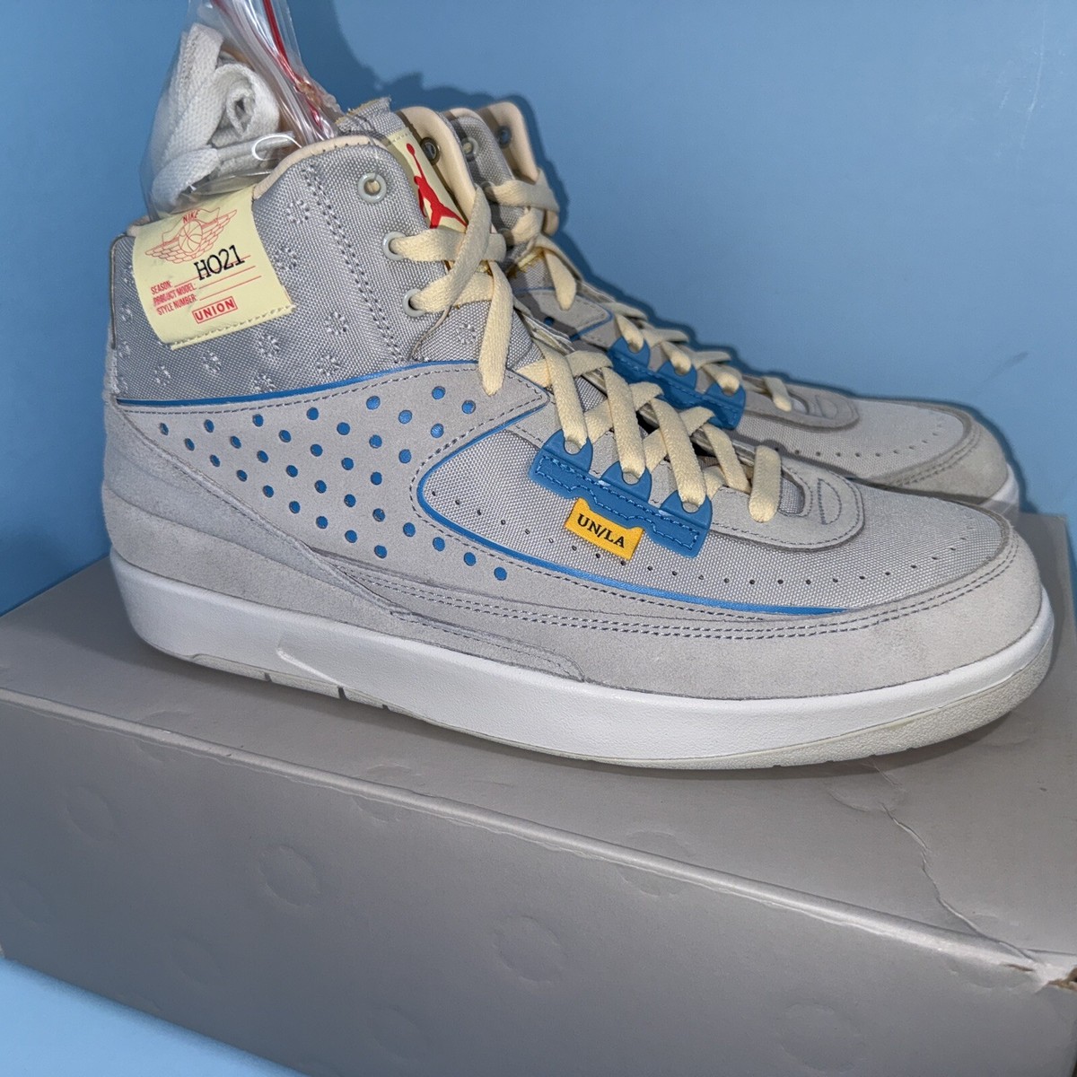 Size 10 - Air Jordan 2 Retro SP Union Gray Fog 2022 New  display picture 1