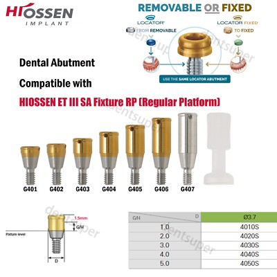 Dental Compatible Hiossen ET III RP Regular Platform/Osstem R/DIO UF R/Snucone R