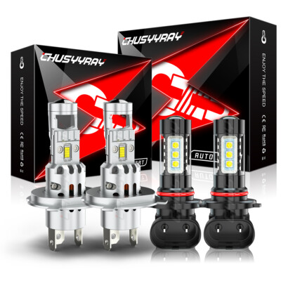 Fit Toyota Solara 1999-2001 LED Headlight High Low Beam Fog Light Bulb Combo Kit