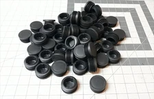 30 COUNT STOCKROOM PLUS 1.5 INCH ROUND PLASTC END CAPS PIPE TUBING