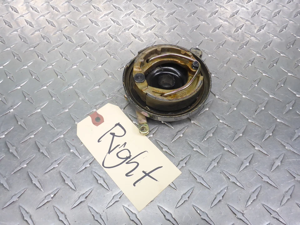 03 Arctic Cat 50 50cc ATV Pastillas de Tambor de Freno Delanteras Derechas Zapatas Juego de Resortes Foto 4 de 4