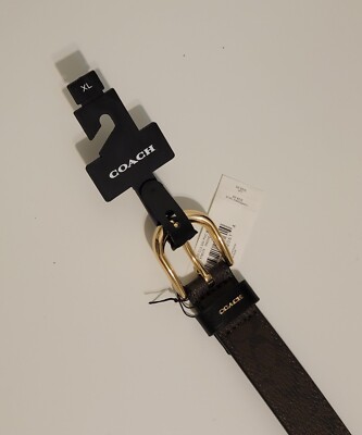 Coach XL Belt with Gold Buckle s-l400.jpg main image 3