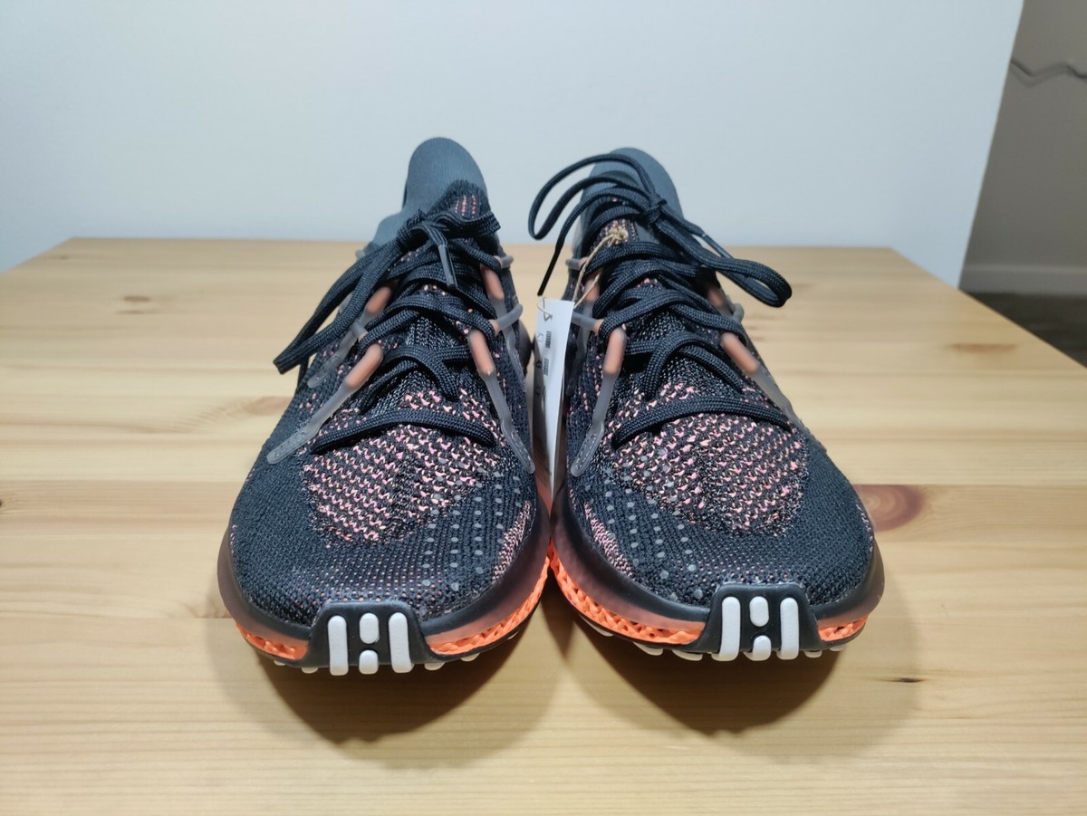 Adidas 4D Fusio Primeknit Black Pink Orange Running Men display picture 1