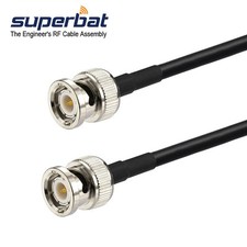 BNC Male Plug to BNC Male Plug RG58 RF Pigtail Antenna Adapter Coaxial Cable 2m
