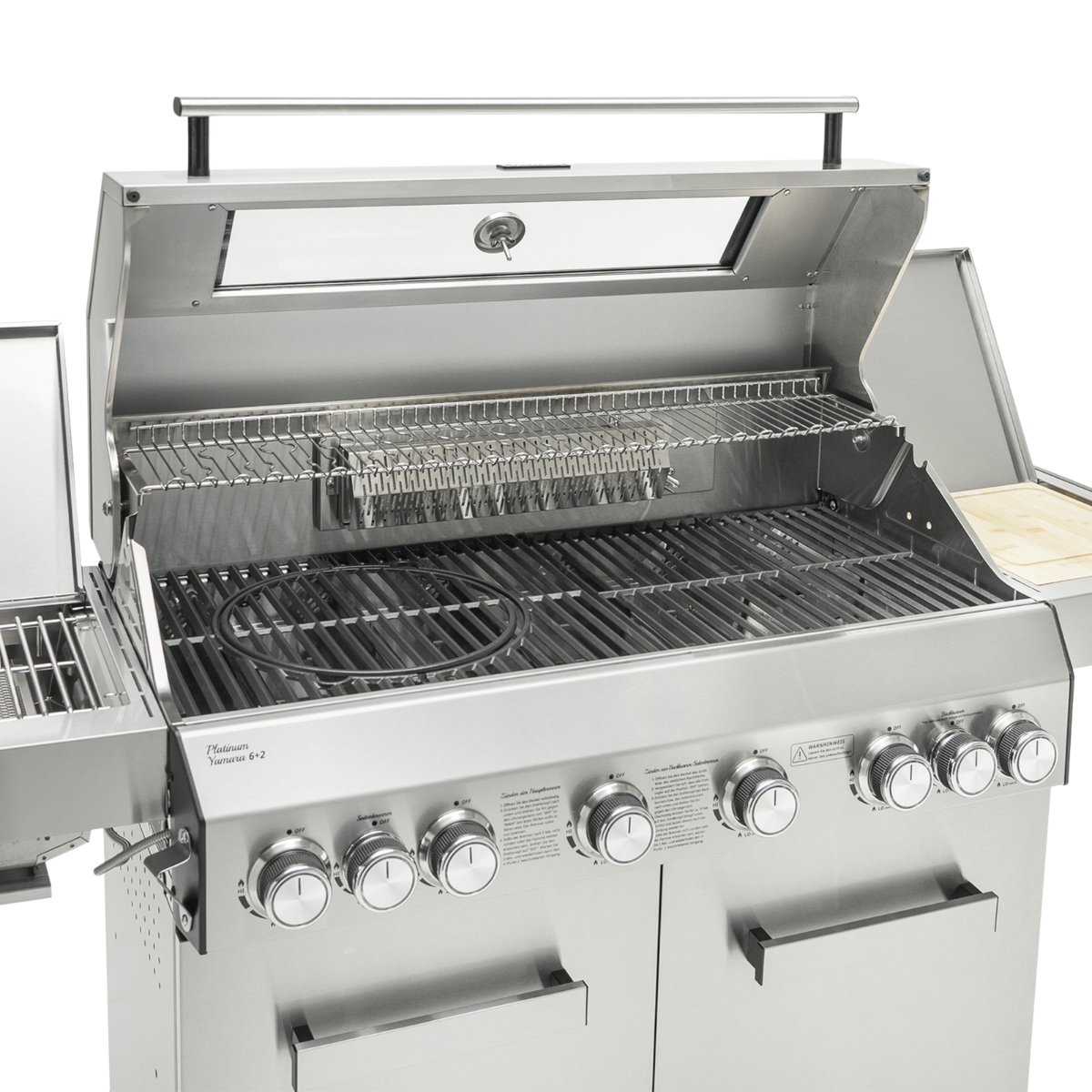 CosmoGrill Platinum YAMARA Gas Grill BBQ 6+2 Stainless Steel