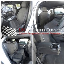Fits Land Rover Discovery Sport Front & 2Nd Row Seat Covers (2014+) 537 538 Blk