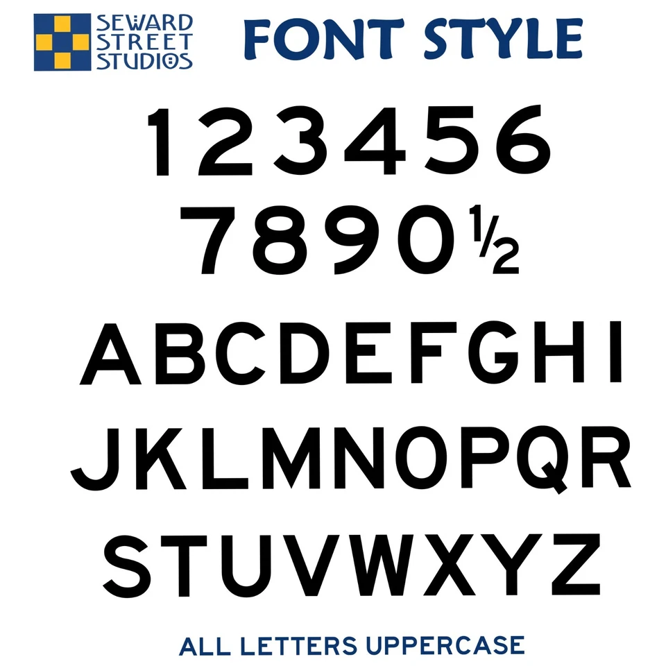 Calcomanía reflectante de número de dirección y nombre de calle, personalizada - 1277R Foto 3 de 4