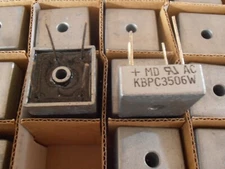 2pcs  KBPC3506W  35A 600v  Single phase bridge Rectifier, Diode   DIP4