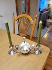 Vintage International Silverplate Prelude Candle Holder Set  — photo 10