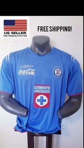 cruz azul retro jersey