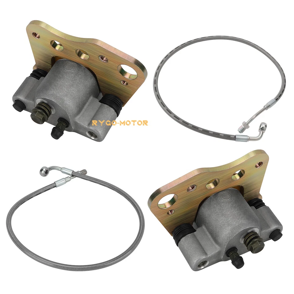 Pinzas de freno delanteras y mangueras para Polaris Magnum 330 ATP 330 500 2005 2006 Foto 4 de 4