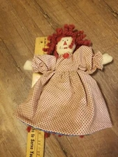 10" Handmade Primative Raggedy Ann  Topsey Turn