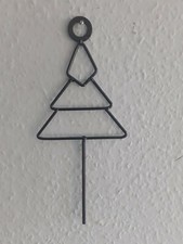 4x NOWE RĘCZNIE ROBIONE 13" (32cm) WYSOKIE CHOINKA PRĘTY PODTRZYMUJĄCE ROŚLINY (W KOLORZE CZARNYM). 